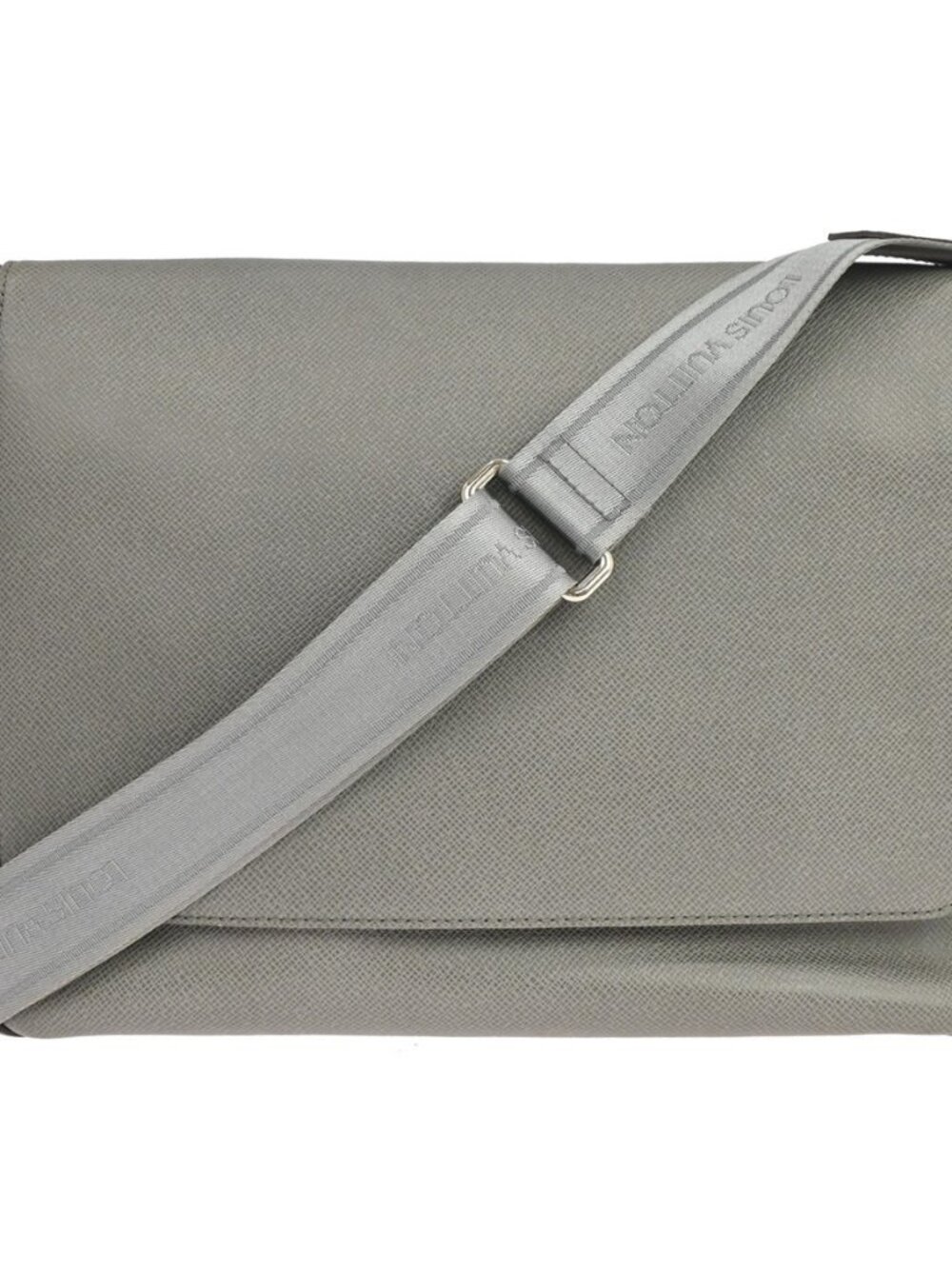 Louis Vuitton Gray Taiga Romain MM Shoulder Bag